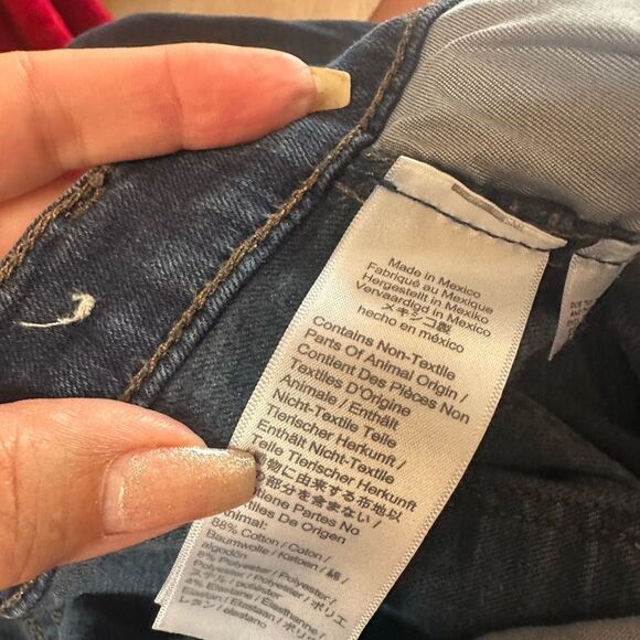 Madewell 10” High Rise Dark Blue Skinny Jeans - Picture 11 of 12